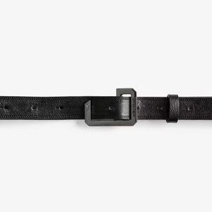 Zadig & Voltaire ladies la Cecilia Black Leather Belt